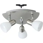Eglo Plafondspot Enea Disk 3-lichts nikkel mat