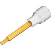 Hazet Dopsleutelbit 986L-5 · 1/2 inch (12,5 mm) vierkant hol · Binnen-zeskant-profiel · SW 5 mm