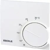 Eberle RTR Ruimtethermostaat H8.4xB8.4xD2.75cm Wit