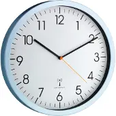 TFA-Dostmann 60.3517.55 Wandklok Zendergestuurd 30.5 cm x 30.5 cm x 30.5 cm x 45 mm Aluminium (mat) Groot display
