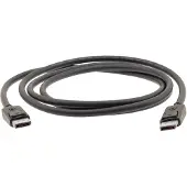 Kramer C-DP, 0,9 meter, DisplayPort, DisplayPort, Samec, Samec, Zwart