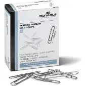 Durable Document Clips 50 Mm Zinc Pla