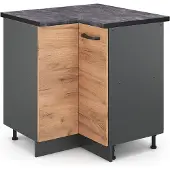 Vicco Hoekkast R-Line Krachtige eik goud 75.6 cm , WB Antraciet, Model 46955