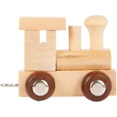 Small Foot - Houten Lettertrein Locomotief