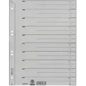 Leitz Scheidingsbladen nr. 6097, A4, grijs, 200 g/m², 100 stuks