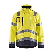 Blakläder 4837-1977 Jack. Ongevoerd High Vis High Vis Geel/Marineblauw maat L heren