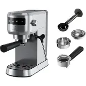 Electrolux 910 003 708 E6EC1-6ST, espressomachine, 1 liter, geschikt voor gemalen koffie, 1450 W, roestvrij staal
