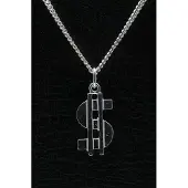 MOOYE ® - Collectie Zilveren US Dollar ketting hanger