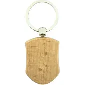 Combicraft Blanco houten sleutelhanger schild 45x32mm - verpakking 50 stuks