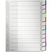 Leitz Blanco Tabbladen A5 Grijs 12 tabs PP (Polypropeen) 11 Gaten 4370