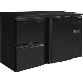 Polar U-serie werkbank koeling 1 deur en 2 laden