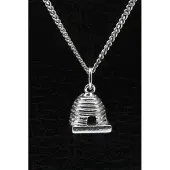 MOOYE ® - Collectie Zilveren Bijenkorf ketting hanger