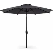 Champ Marktparasol Ø300 Antraciet met Kantelfunctie en Zwengel