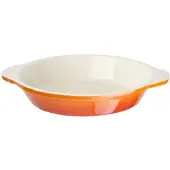 Vogue Ronde gratineerschaal oranje 400ml