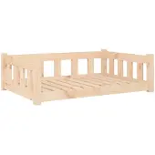 vidaXL Hondenmand 95,5x65,5x28 cm massief grenenhout