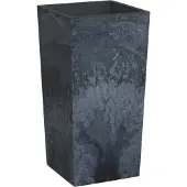 vidaXL Plantenbak met uitneembare bak beton-look 21/49 L PP antraciet