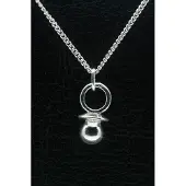 MOOYE ® - Collectie Zilveren Speen ketting hanger