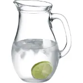 Pasabahce Banqueting Karaffen 1 Liter | Set van 6 Stuks | Schenkkan voor Water en Sap | Glas | Vaatwasserbestendig | Voor Thuis en Horeca