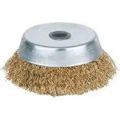 Ks Tools Brozeplus potborstel, tinbrons, gegolfd, Ø 85 mm 9639597 963.9597 1 stuk(s)