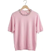Notre-V Dames Tops & T-shirts Nv-herma - Lichtroze - Maat XS