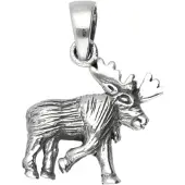 MOOYE ® - Collectie Zilveren Eland kettinghanger