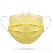 Hygostar Mondmasker - Medisch - 3-Laags - Geel - 50 Stuks