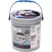 Bosch 100x Doorslijpschijf Inox (RVS) 125X1X22.23 in emmer - 2608626113