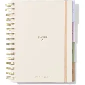 HEMA Planner A5 21x18cm met tabs crème