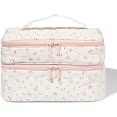 HEMA Beautycase 25x17cm bloemen