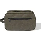 HEMA Toilettas 27x12x16cm donkergroen