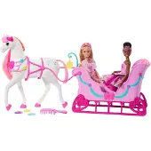 Barbie Speelgoed - 50 cm - De Notenkraker - Paard m. Slee - - OneSize - Poppen
