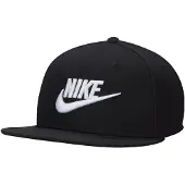 Nike Dri-FIT Pro gestructureerde Futura pet - Zwart | Maat
