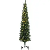 vidaXL Kunstkerstboom smal met 150 LED's 150 cm