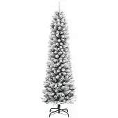 vidaXL Kunstkerstboom Wit 150 cm PVC en Metaal en Plastic