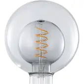 Eglo LED lamp E27 | Bol G125 | Filament | Smokey | 2000K | Dimbaar | 2W