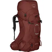 Osprey Aether 55 Trekking rugzak S-M 78 cm rood