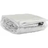 vidaXL Transparante zeildoek met oogjes, 3x3 meter, PVC