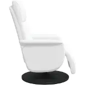 vidaXL Massage Relaxstoel Wit Kunstleer