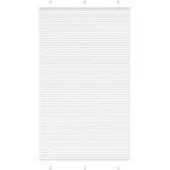 vidaXL Plissé rolgordijn 115x200 cm stofbreedte 114,4cm polyester wit