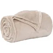vidaXL - plaid - Beige - 150 - x - 200 - cm - 0.75 - kg - Fleece