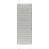 vidaXL Plissé rolgordijn 40x100 cm stofbreedte 39,4 cm lichtgrijs