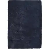 vidaXL Hoogpolig vloerkleed NAVARRA 120x170 cm polyester marineblauw