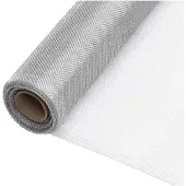 vidaXL Gaas 60x500 cm aluminium zilverkleurig