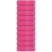 vidaXL Gastendoekjes FROGN 10 st 30x50 cm 360 g/m² roze