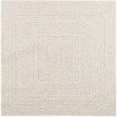 vidaXL Vloerkleed ZIZUR room binnen en buiten 120x120 cm jute look