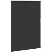 vidaXL Rolgordijn verduisterend 110x130 cm stofbreedte 105,7 cm zwart