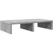 vidaXL Monitorstandaard 100x27x10 cm bewerkt hout sonoma eikenkleurig