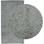 vidaXL Vloerkleed PAMPLONA shaggy hoogpolig modern 80x150 cm groen