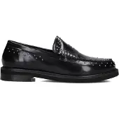 Stefano lauran Dames Loafers 12095 - Zwart - Maat 39