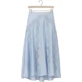 Copenhagen Muse Dames Rokken Cmcole-skirt - Lichtblauw - Maat XS